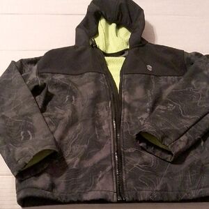 Boy's Free Country Black Textured Jacket